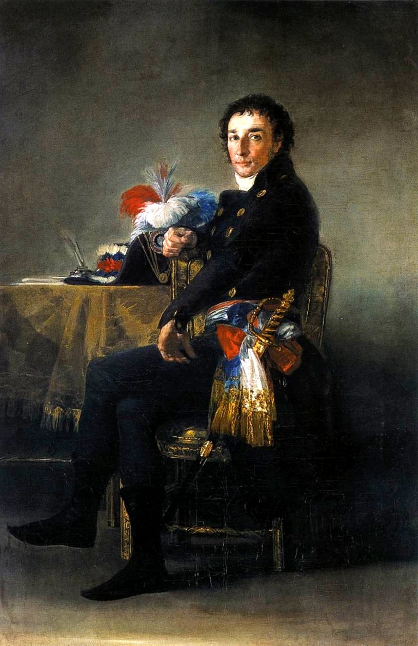 Portrait of Ferdinand Guillemardet by Francisco de Goya