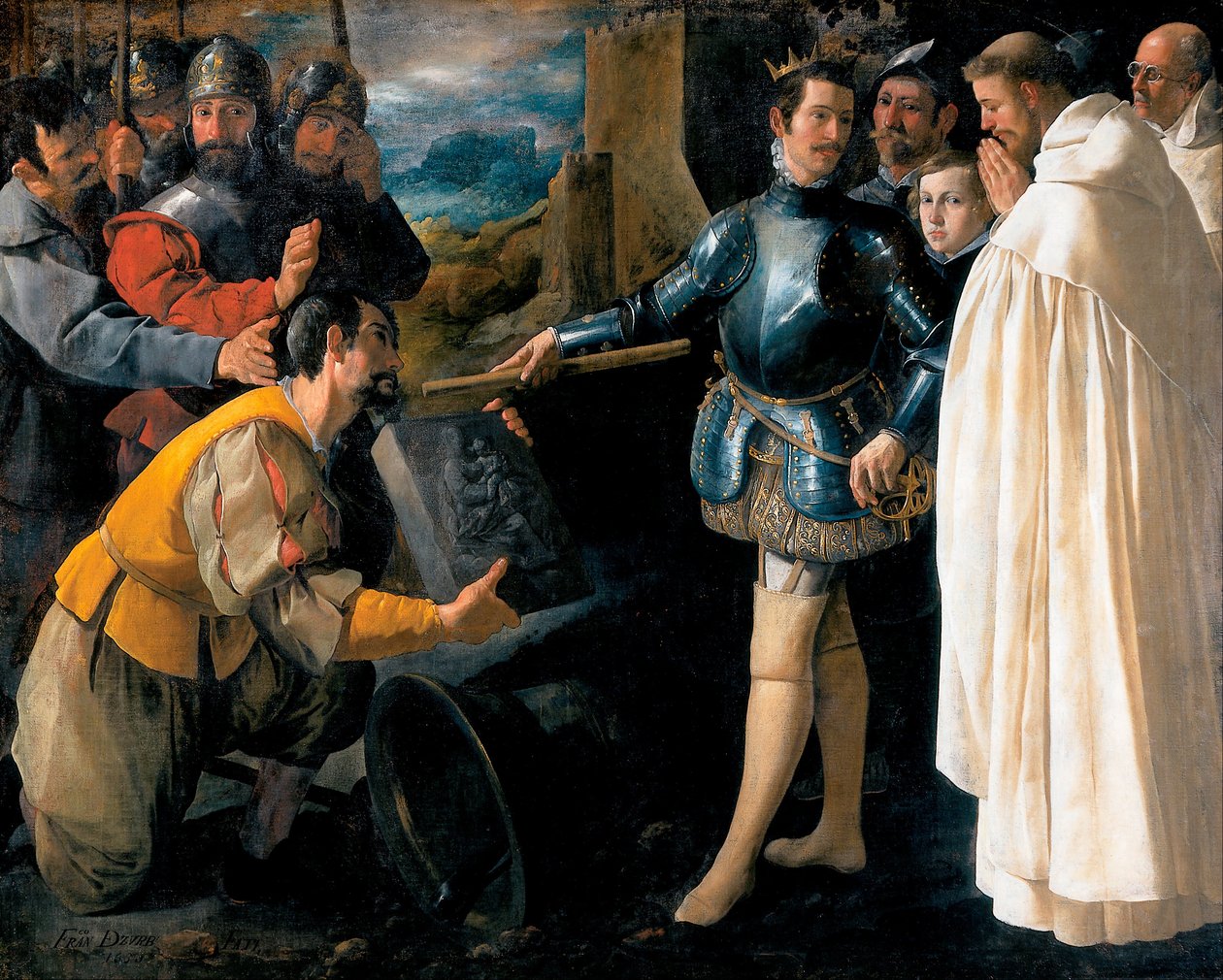 Saint Peter Nolasco Recovering the Image of the Virgin by Francisco de Zurbaran