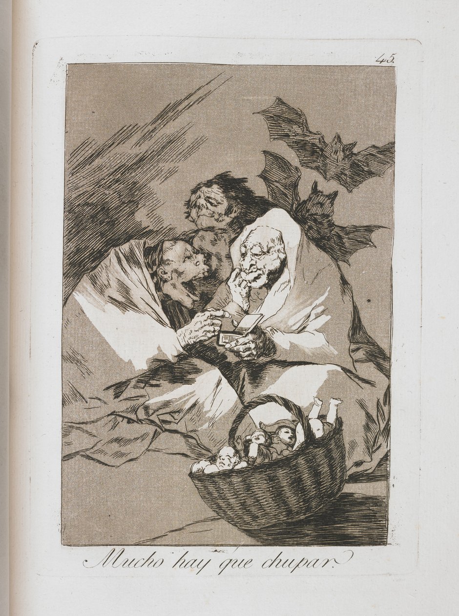 Plate from Los Caprichos by Francisco de Goya