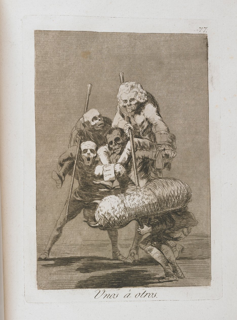 Plate from Los Caprichos by Francisco de Goya