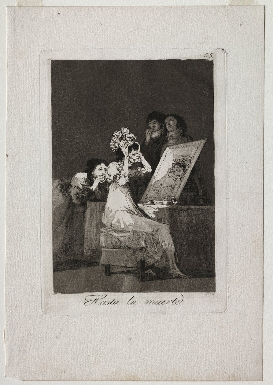 Caprichos: Until Death by Francisco de Goya