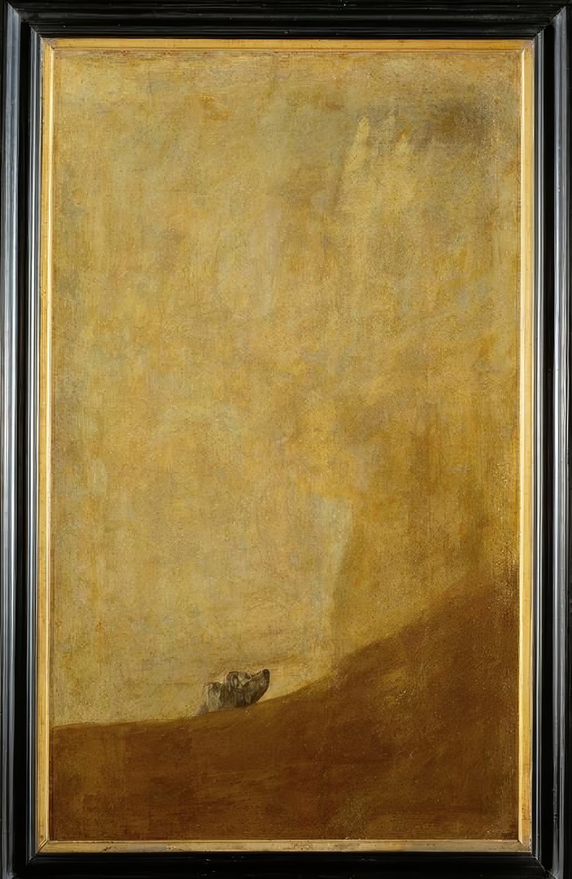 F. Goya, Dog by Francisco de Goya