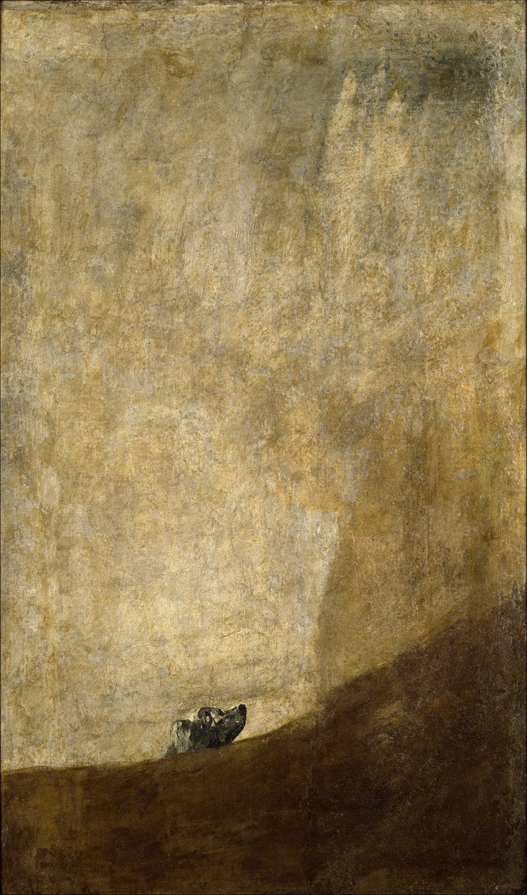 The Dog by Francisco de Goya