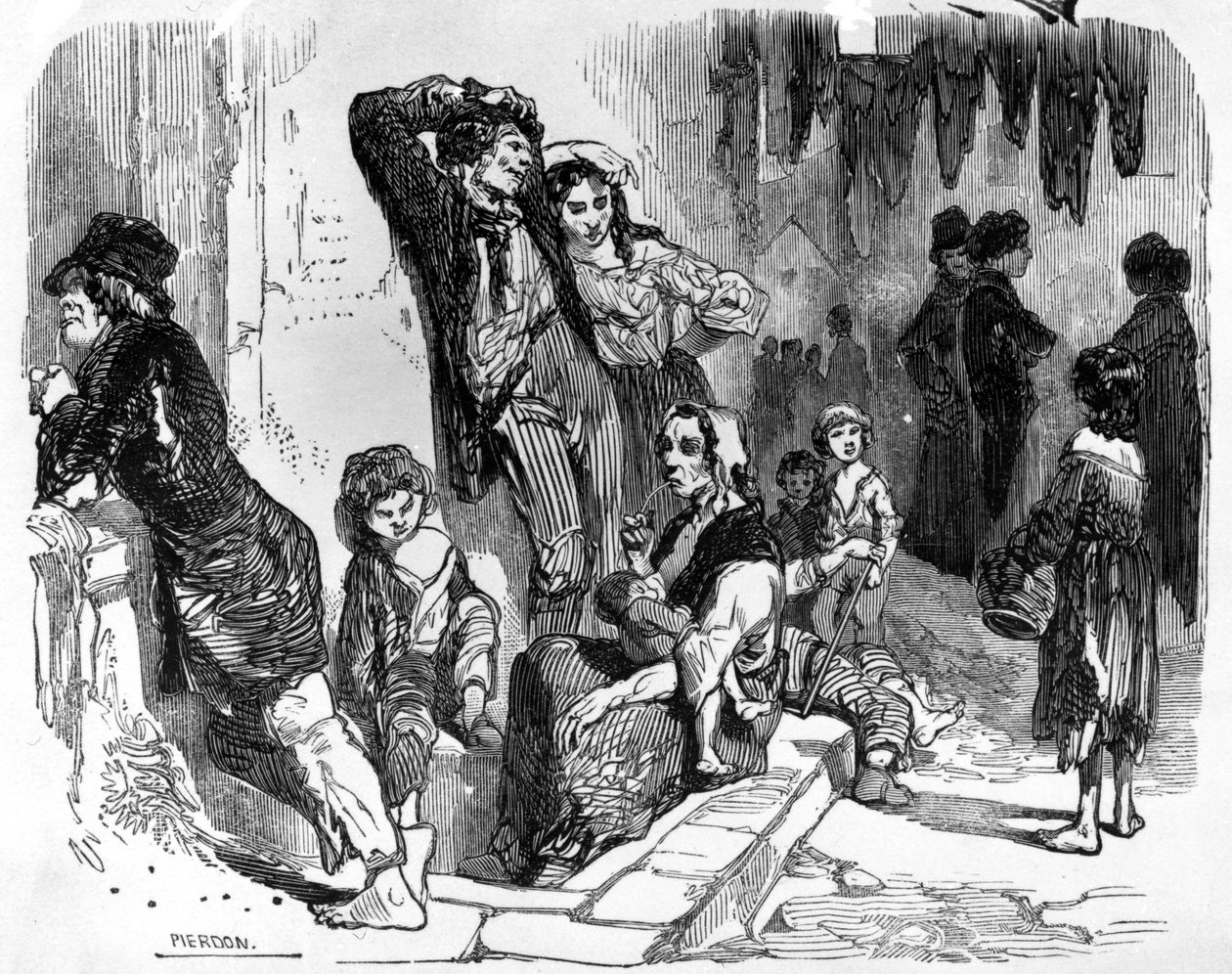 A Scene in St. Giles
