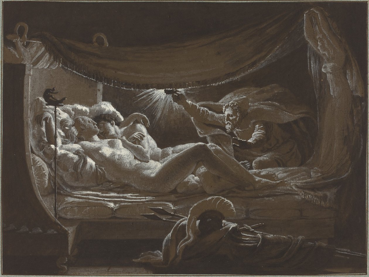 Vulcan Discovering Venus and Mars by Francois Edouard Picot