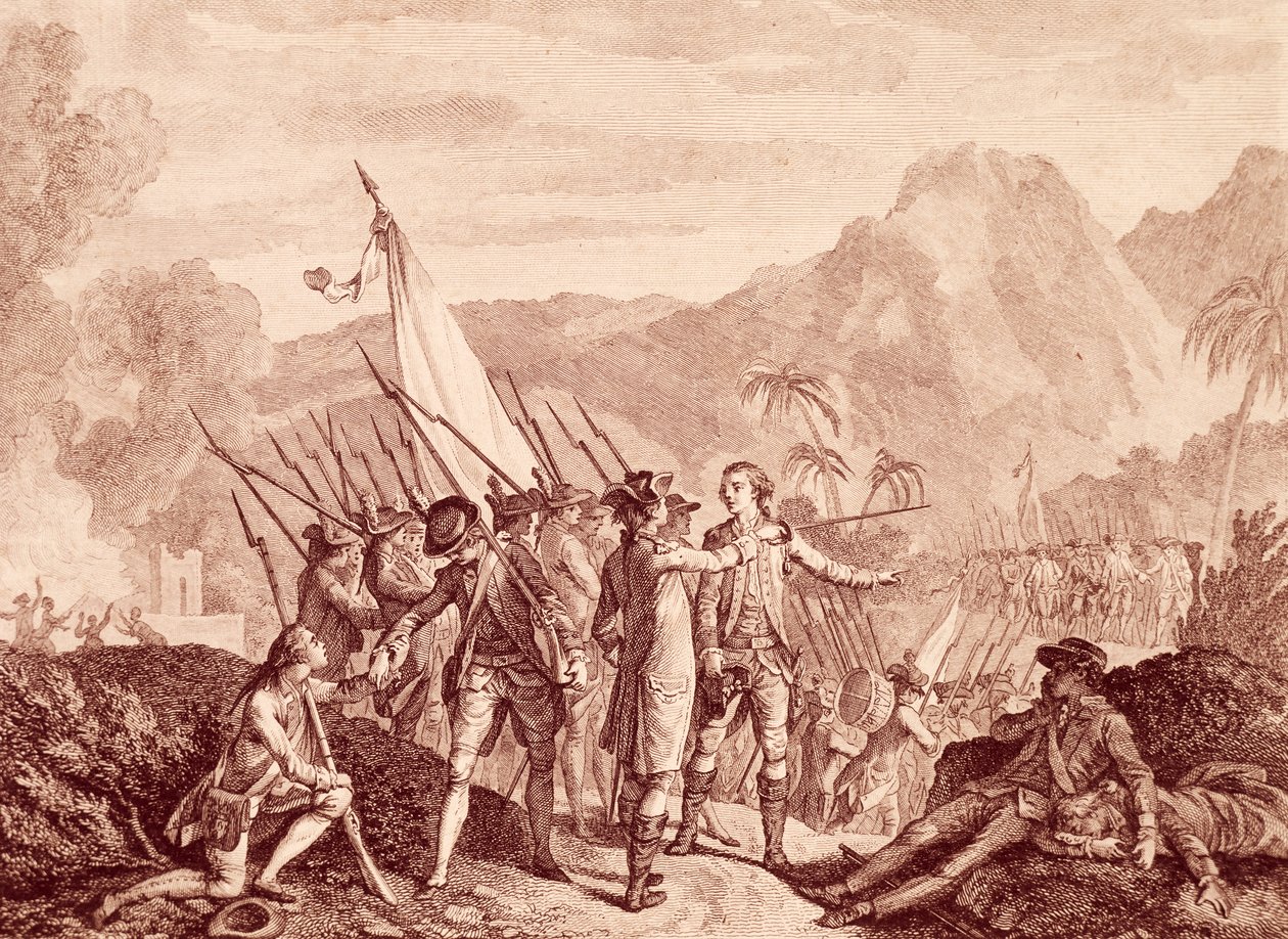 The French capture of Tobago by Francois Godefroy