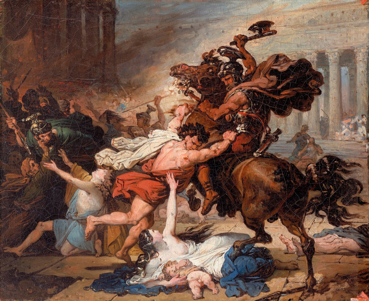 Destruction of Jerusalem by the Romans by François Joseph Heim