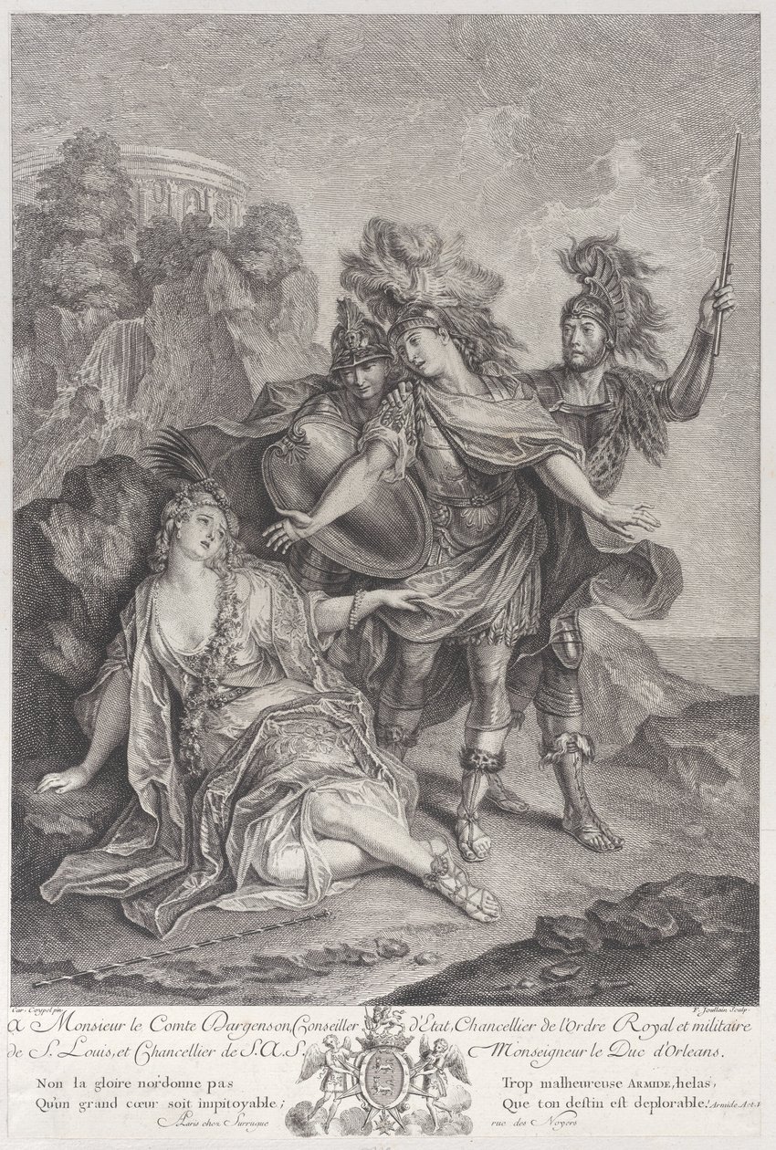 Rinaldo Abandoning Armida by Francois Joullain