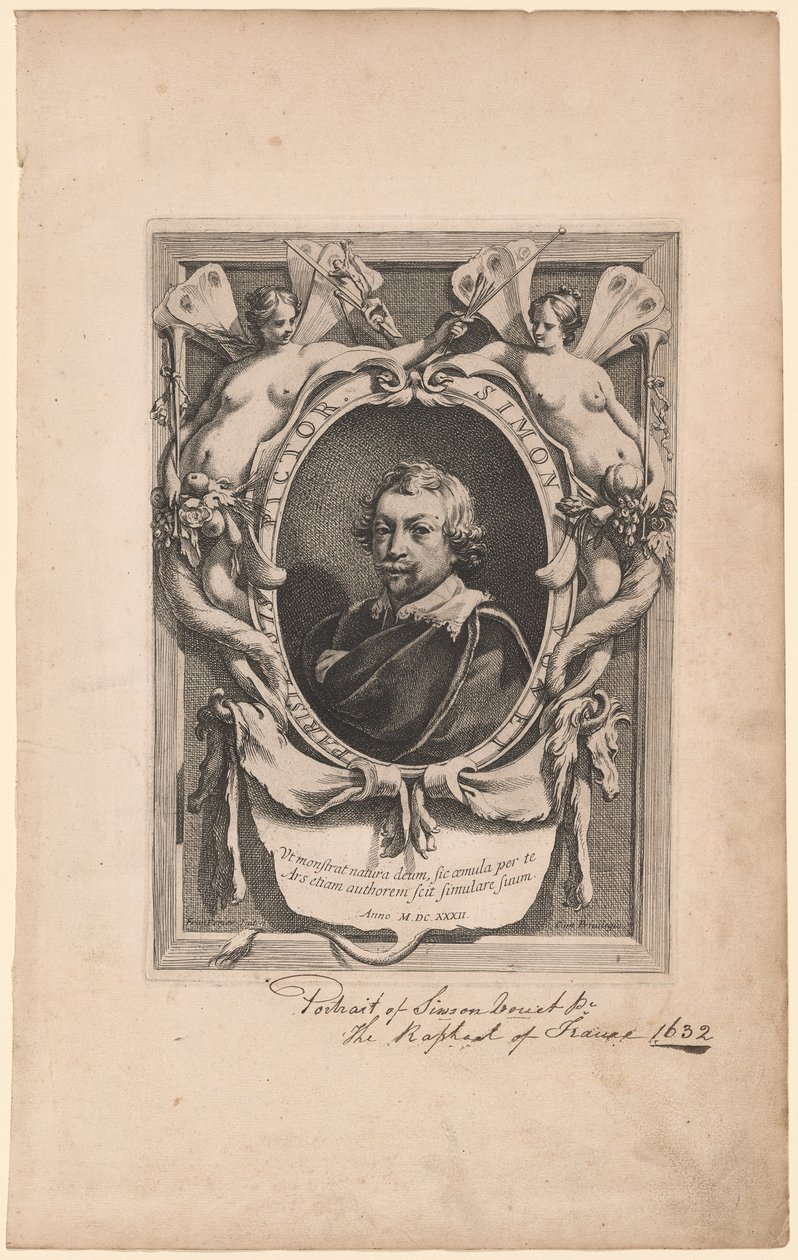 Portrait of Simon Vouet by Francois Perrier