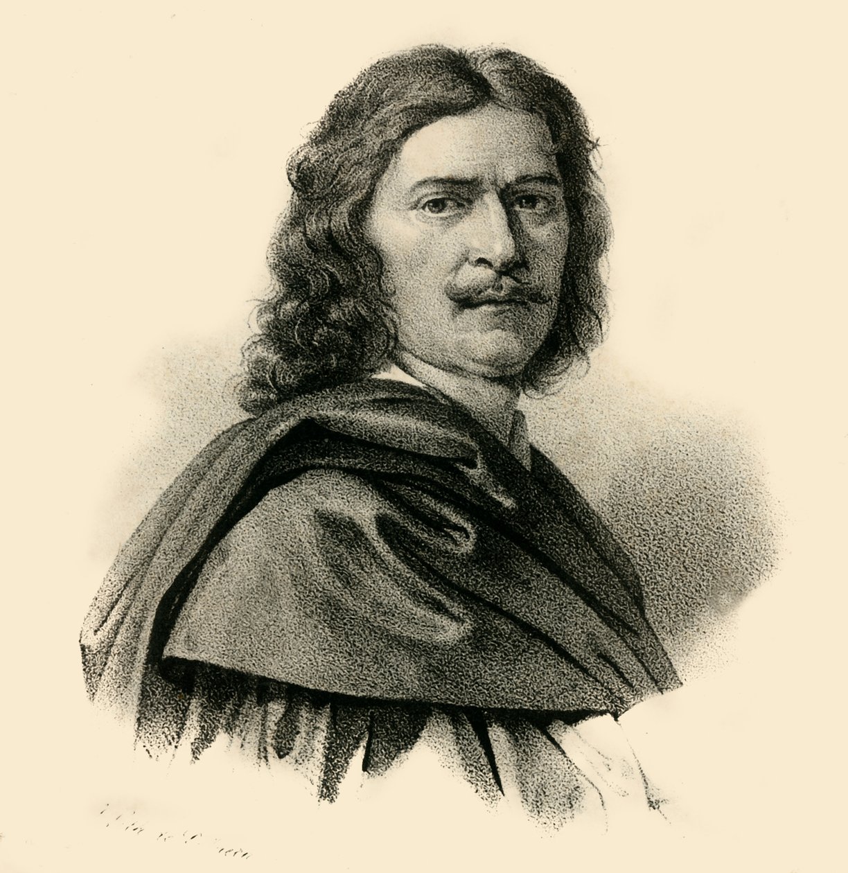 Nicolas Poussin, 1594-1665, c1830 by Francois Seraphin Delpech