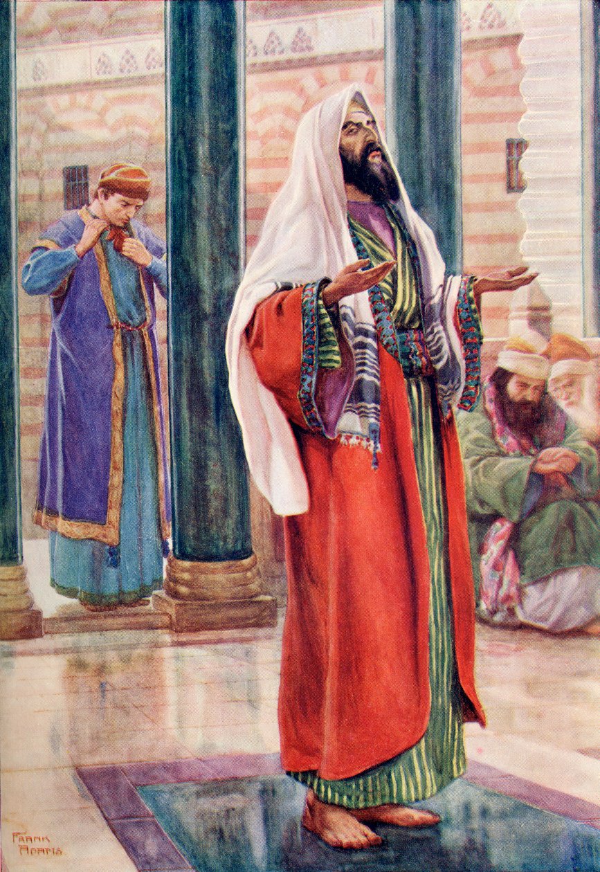 The Parable of the Pharisee and the Publican, c.1910 by Frank Adams