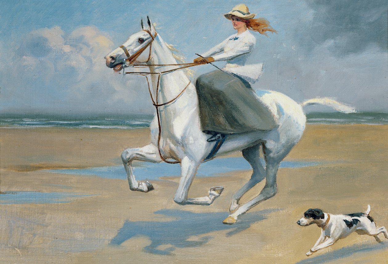 Riding on the Strand by Frank P. Stonelake