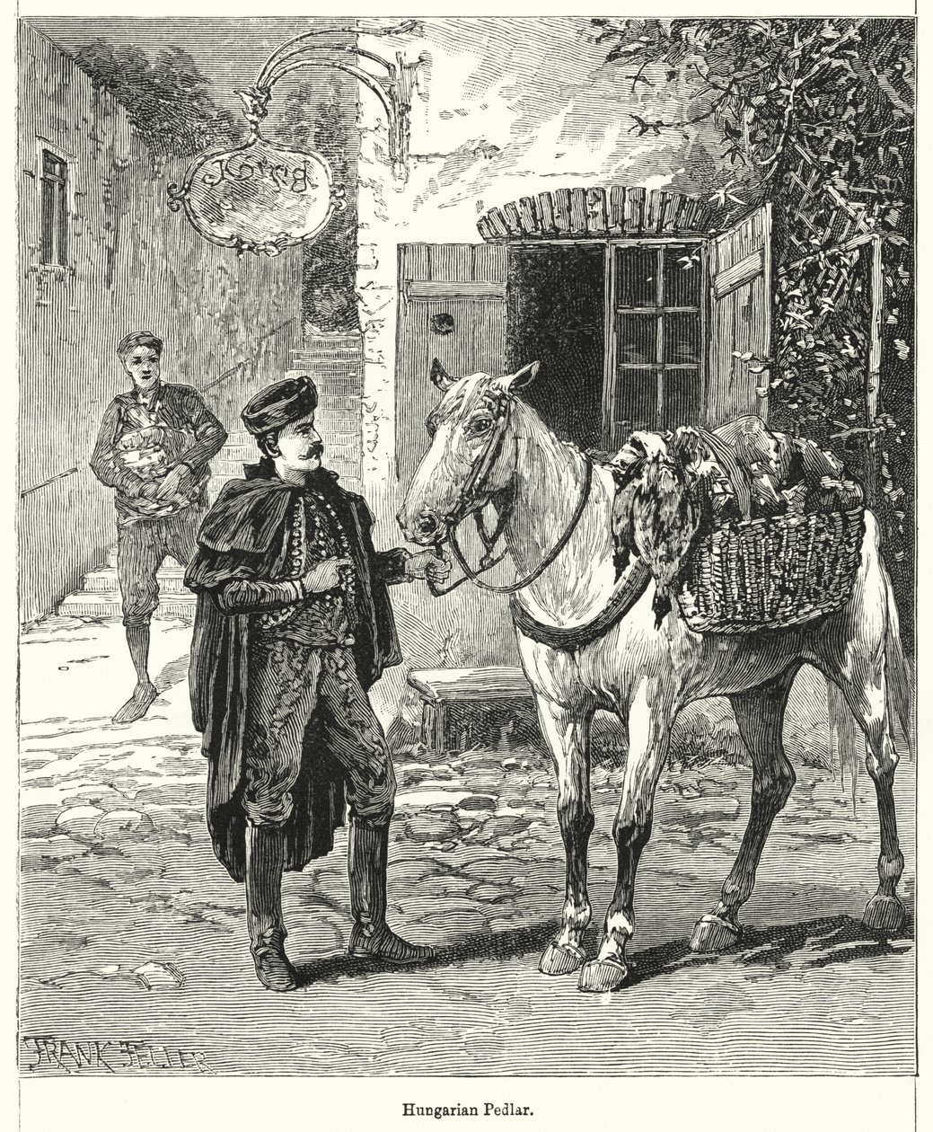 Hungarian Pedlar by Frank (after) Feller