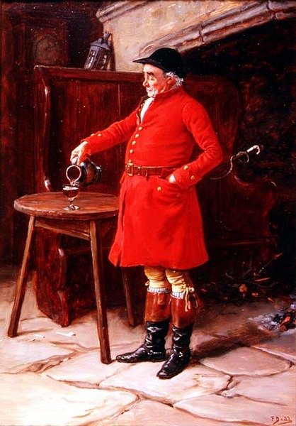A Glass of Cheer by Frank Dadd