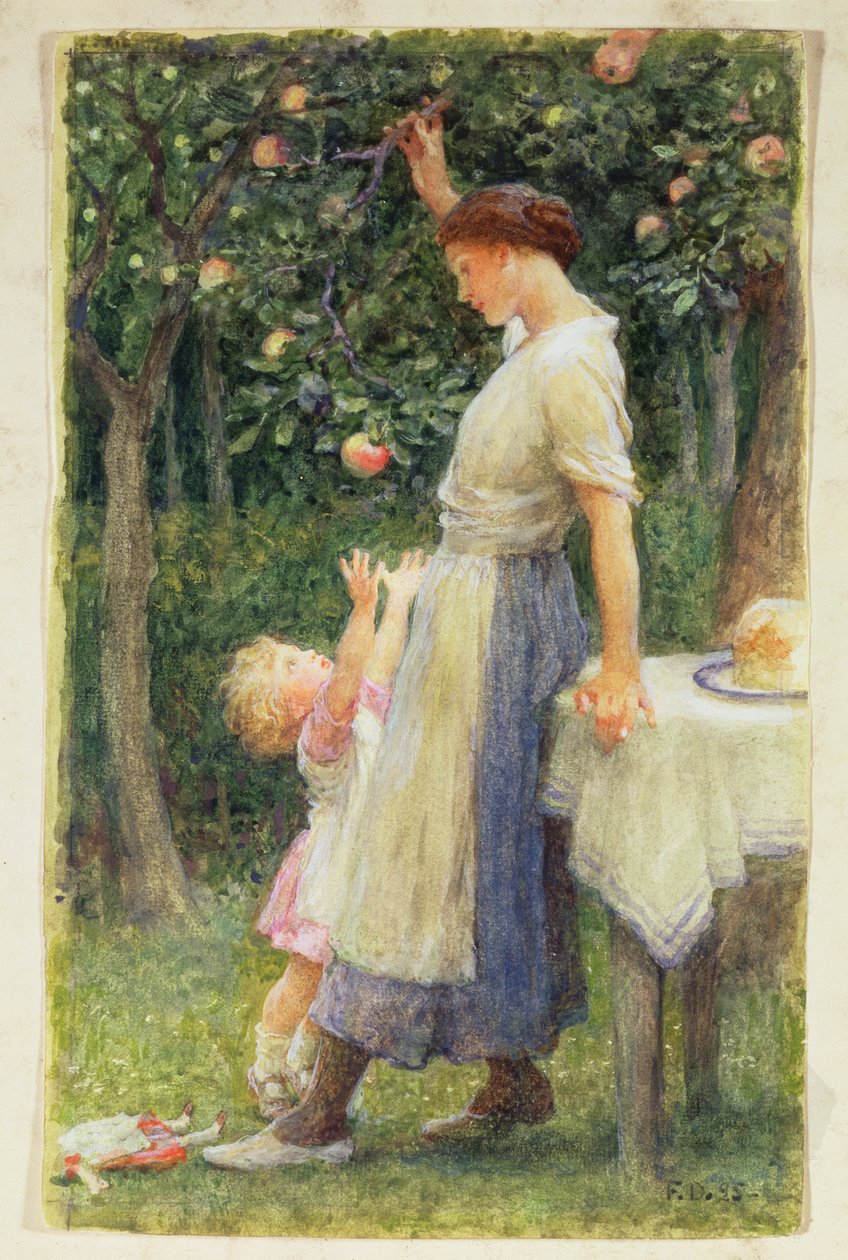 Out of Reach, Daughters of Eve, 1895 by Frank Dicksee