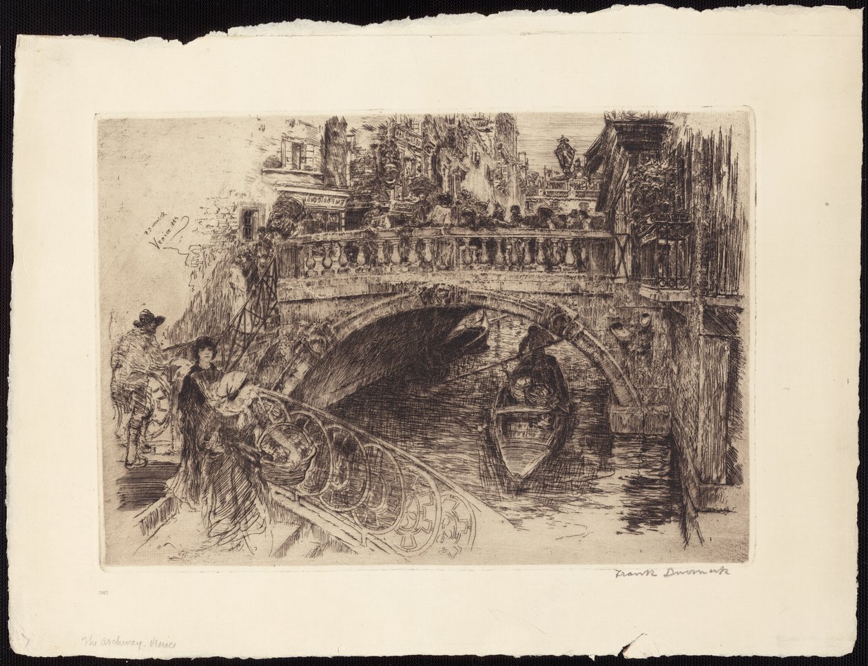 Venetian Bridge by Frank Duveneck