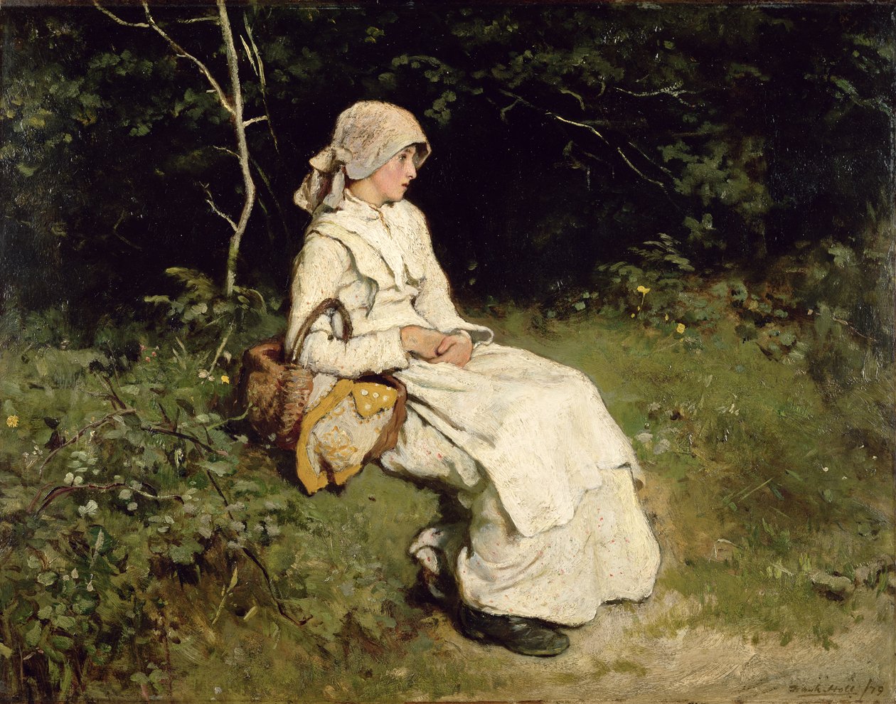 Resting by the Way by Frank Holl