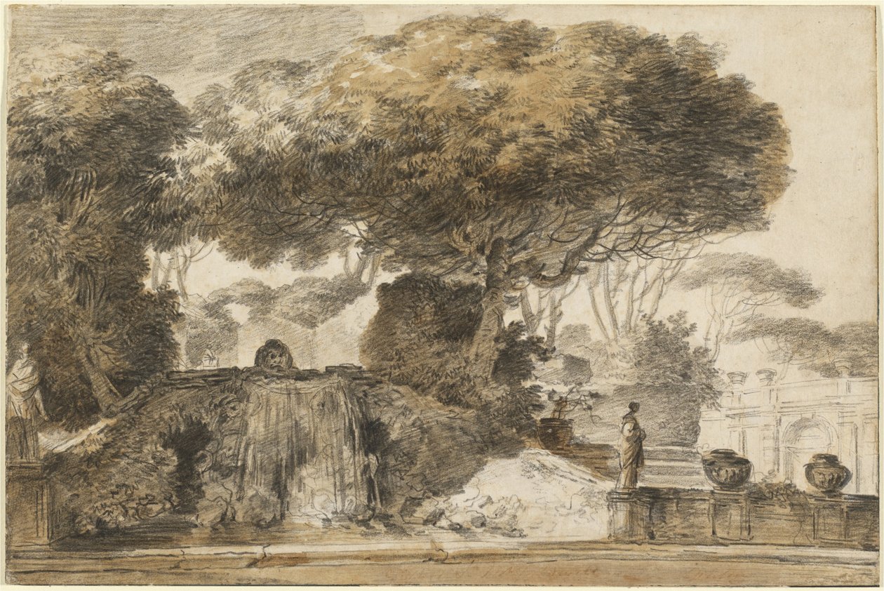 Park of an Italian Villa by François André Vincent