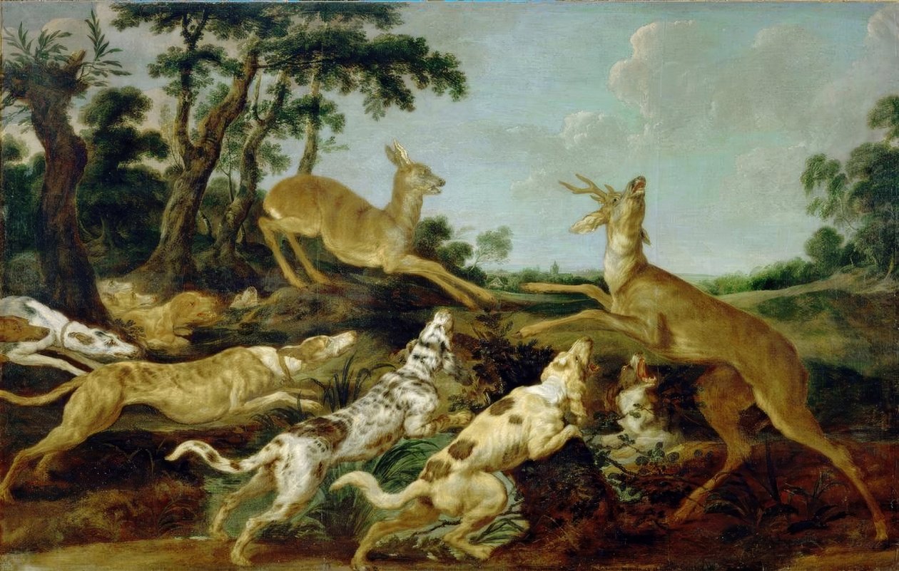 Hunting Scene by Frans Snyders or Snijders