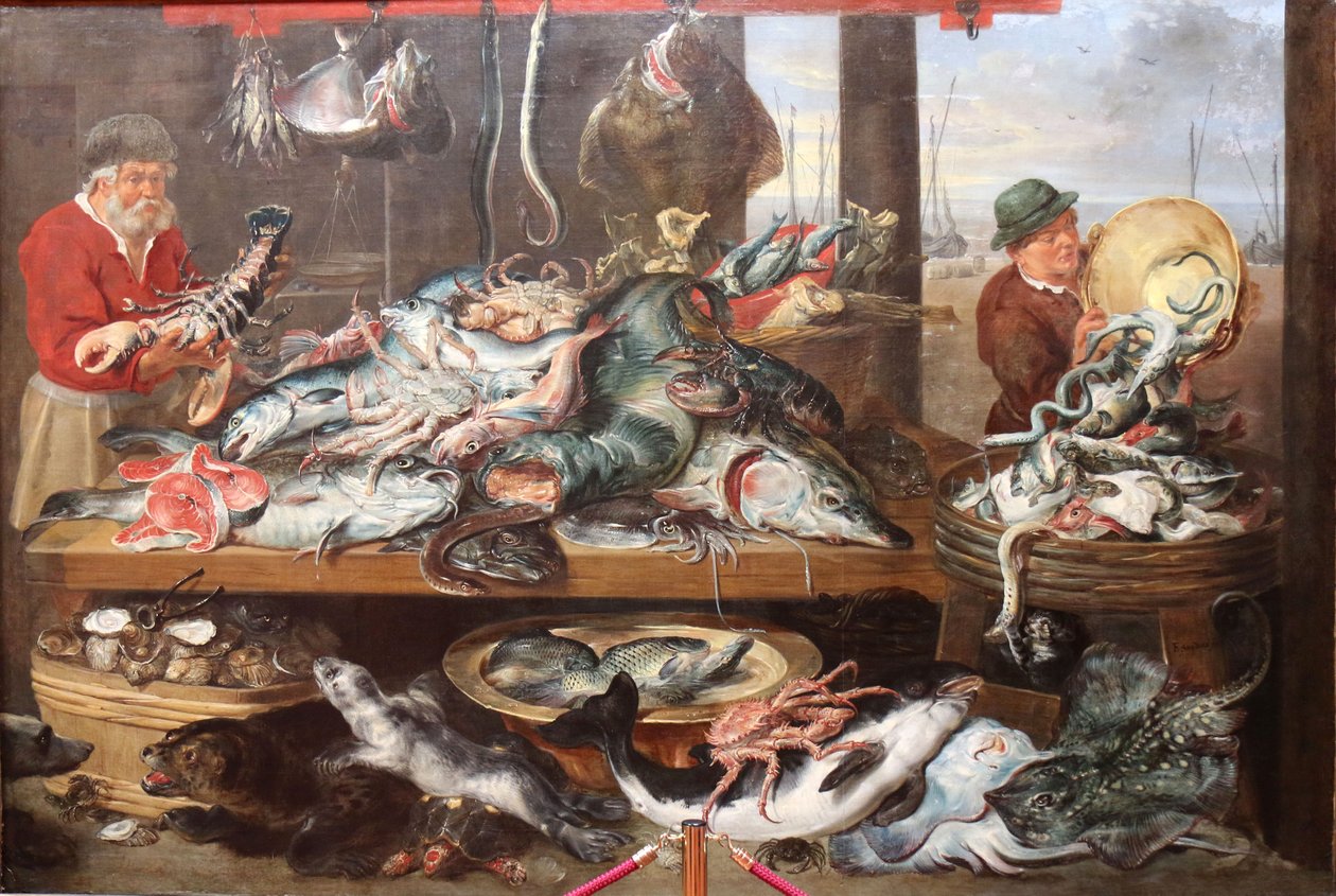 The Fish Market by Frans Snyders or Snijders
