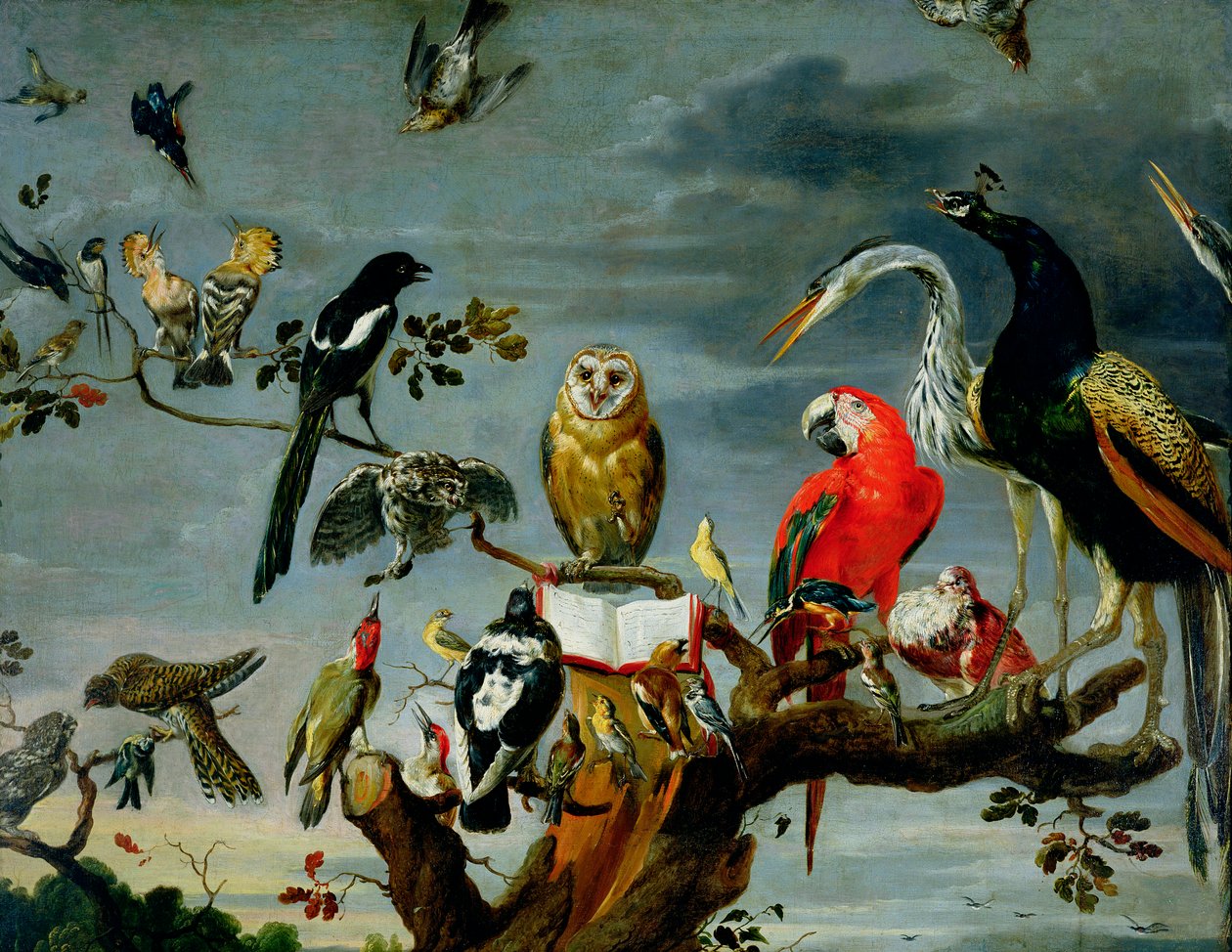 Concert of Birds by Frans Snyders or Snijders