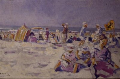 Beach Scene by Frans Gaillard