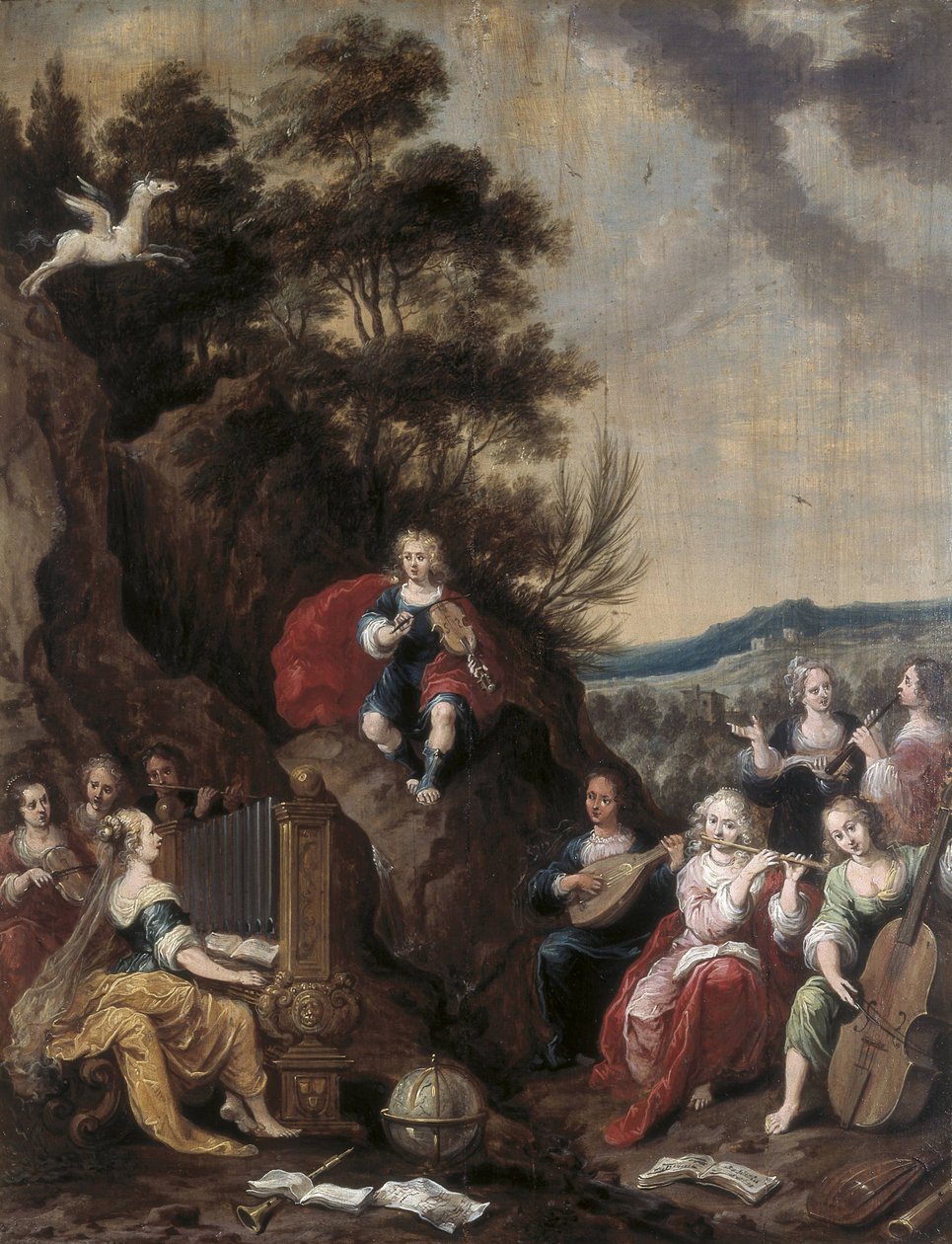 Muse concert with Apollo by Frans II the Younger Francken