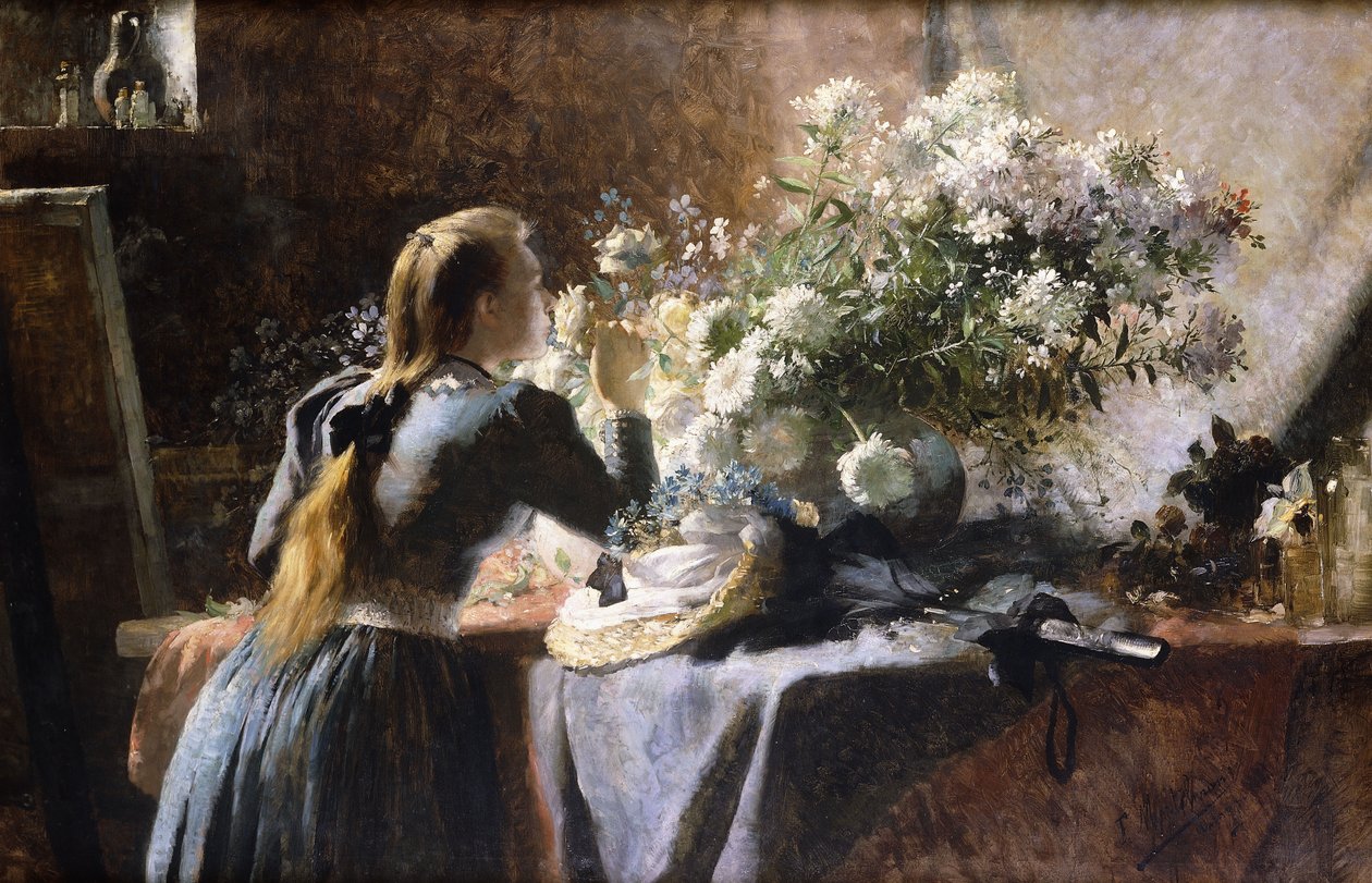 Visiting the Studio by Frans Mortelmans
