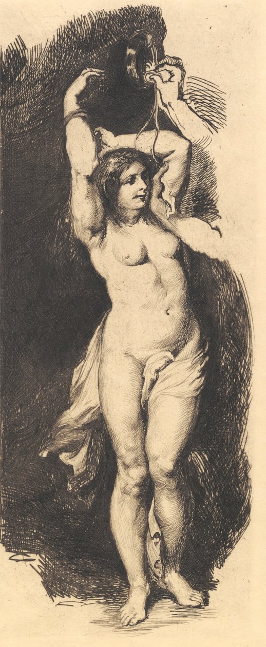 Andromeda, after Rubens by Frans Schwartz