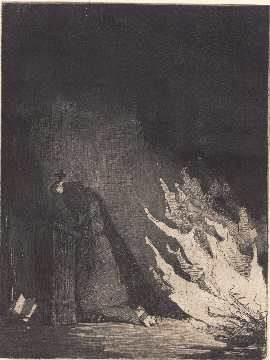 Fire in the Monastery by Frans Schwartz