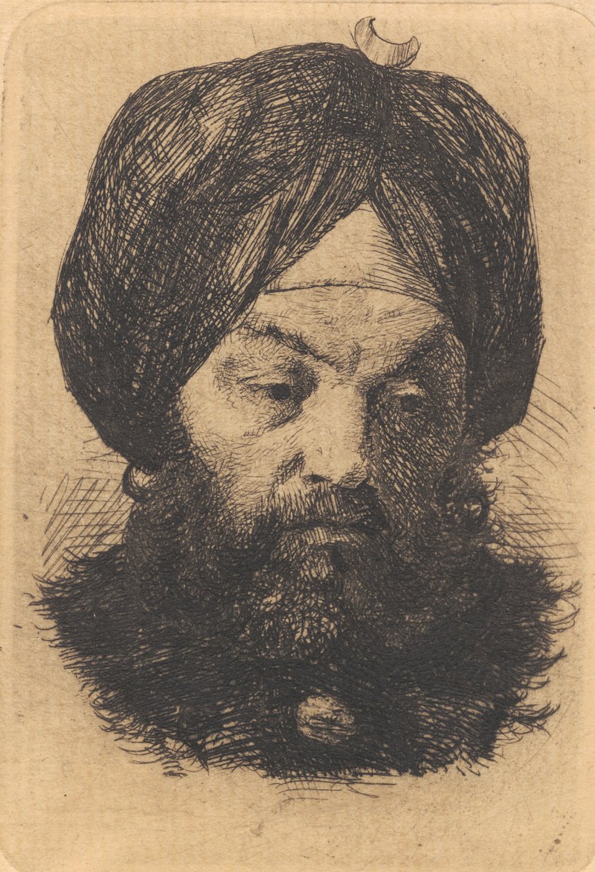 Man with Turban by Frans Schwartz