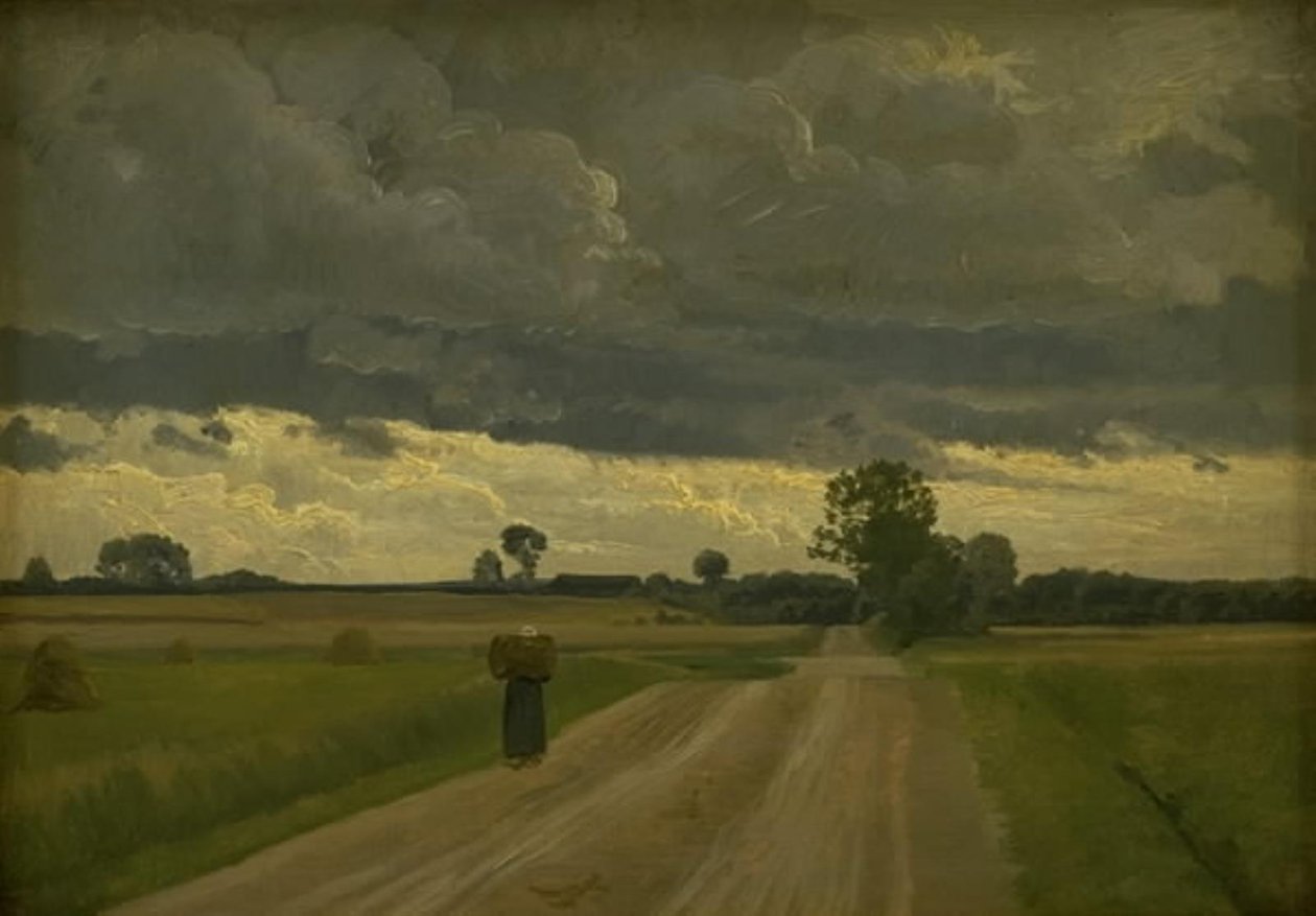 Landscape in Gray Weather by Frants Henningsen