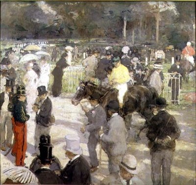 View of the paddock by Frantz Charlet