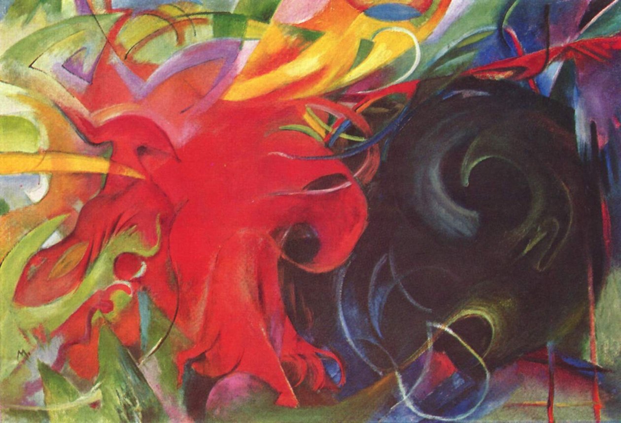 Fighting Forms by Franz Marc