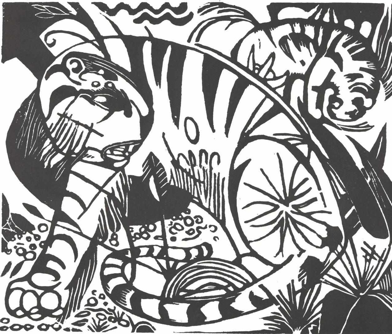 Tiger by Franz Marc