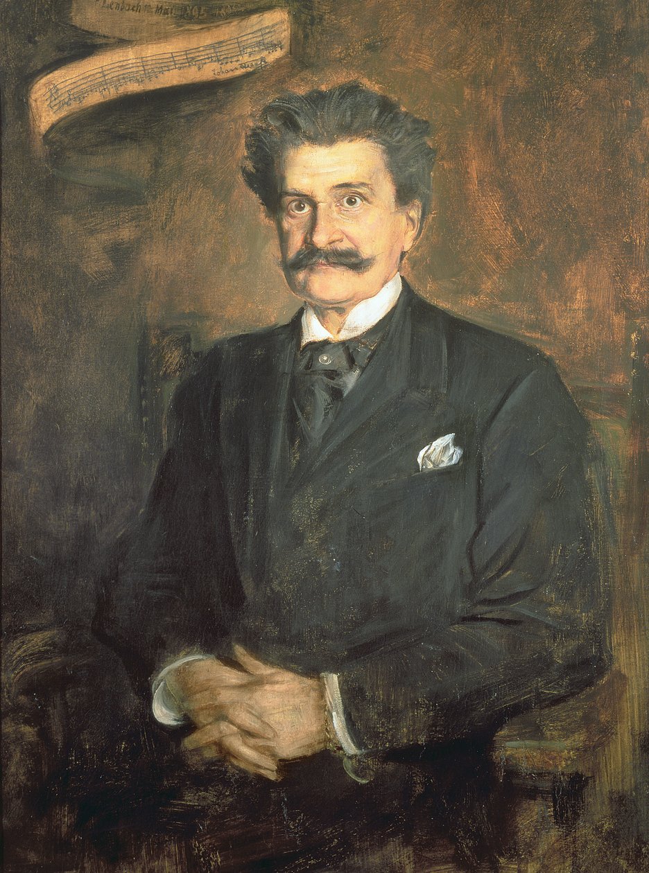 Johann Strauss the Younger, 1895 by Franz Seraph von Lenbach