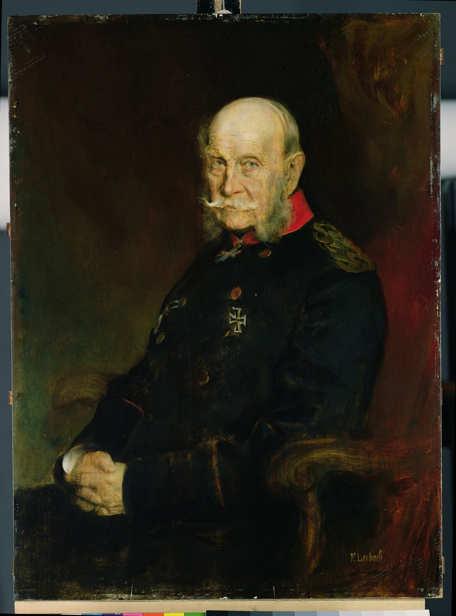 Kaiser Wilhelm I (1797-1888) by Franz Seraph von Lenbach