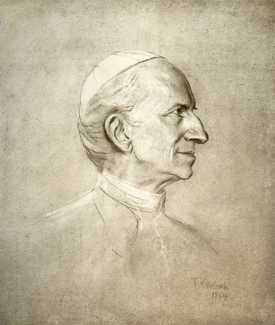 Pope Leo XIII by Franz Seraph von Lenbach