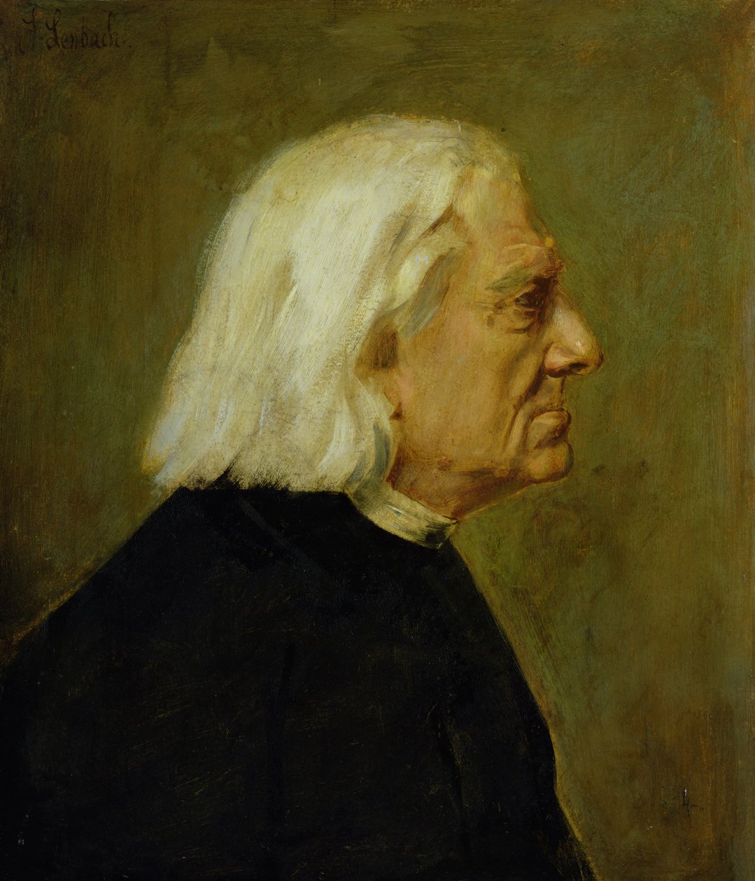 The Composer Franz Liszt (1811-86), 1884 by Franz Seraph von Lenbach