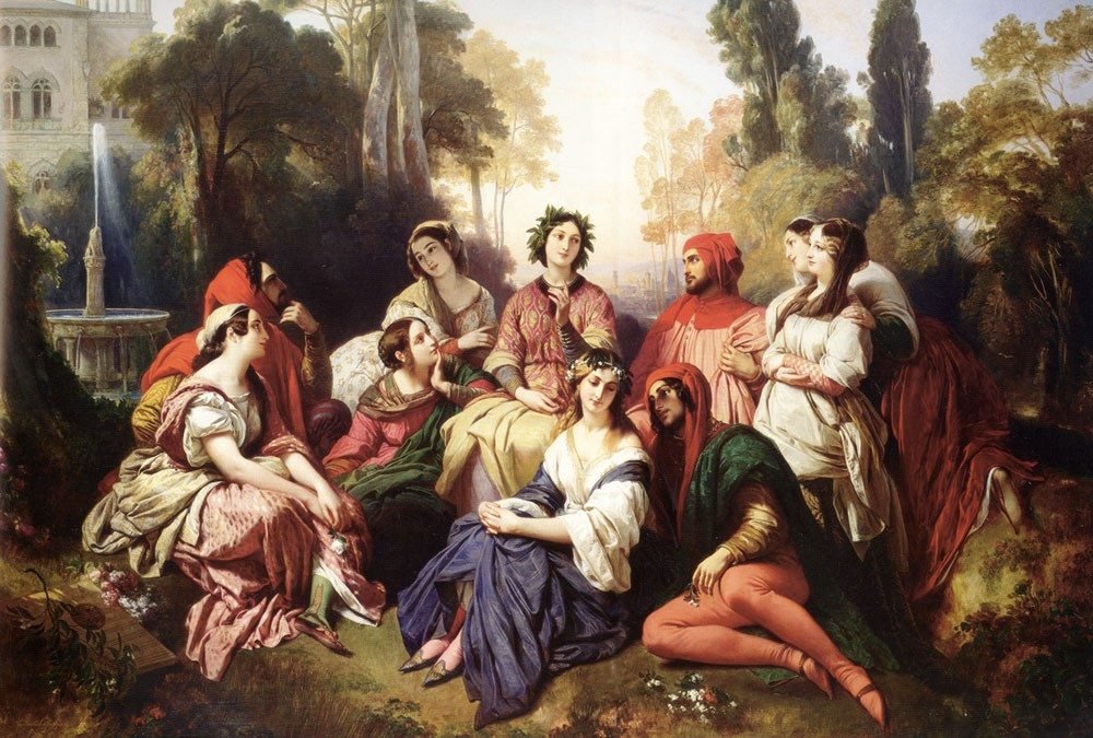 The Decameron by Franz Xaver Winterhalter