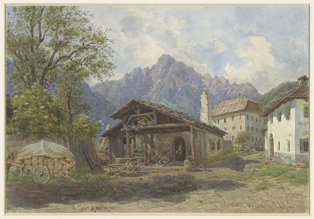 View of Lienz by Franz Alt