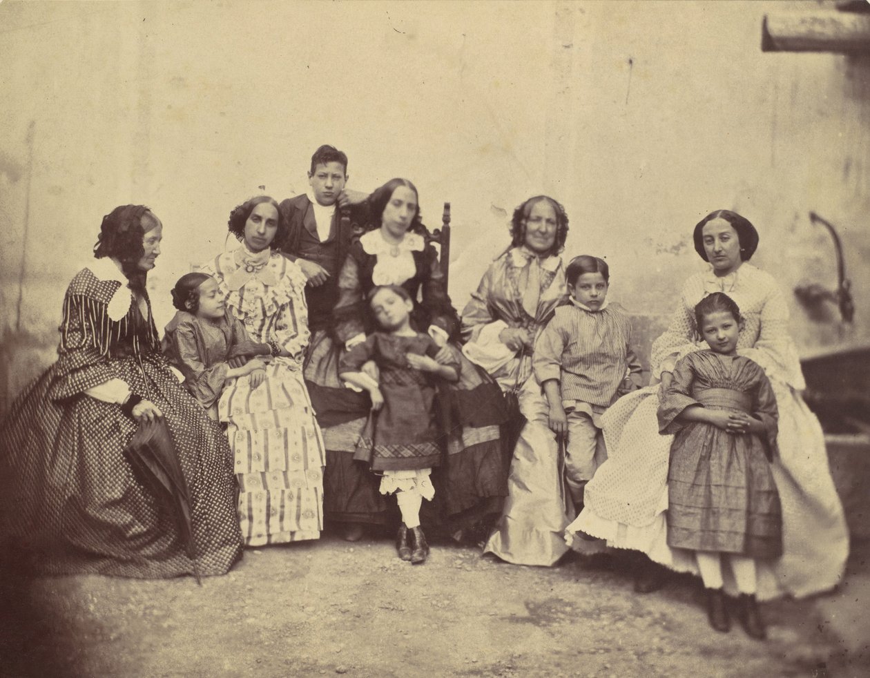 Ten members of the Antoine family by Franz Antoine