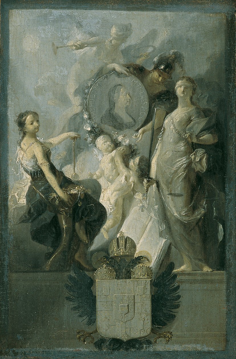 Homage to Empress Maria Theresa by Franz Anton Maulbertsch