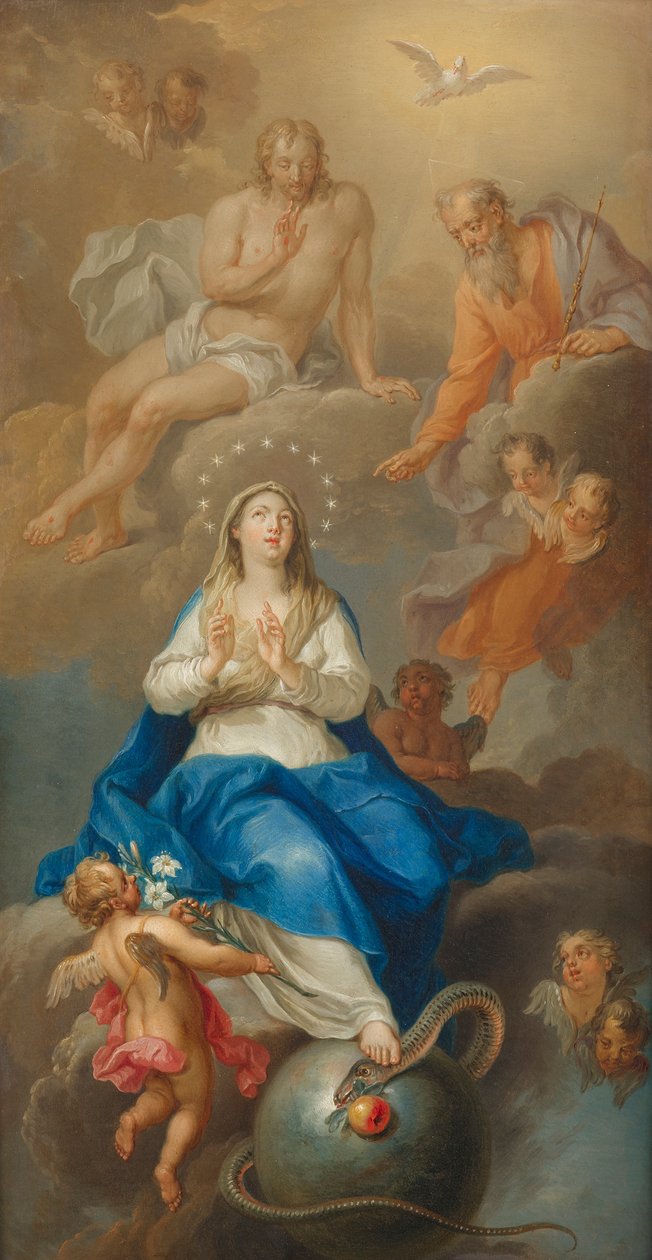 Assumption of Mary into Heaven by Franz Christoph Janneck