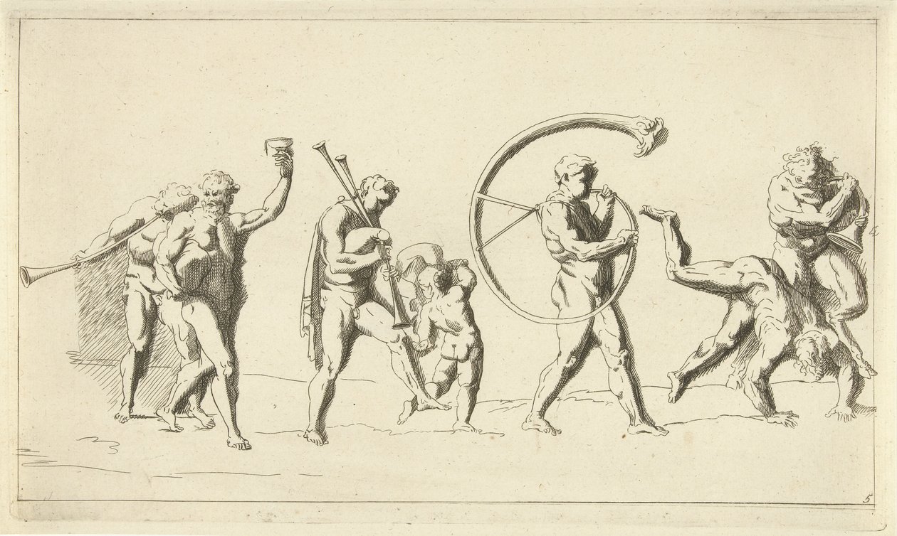 Triumphal Procession of Bacchus by Franz Ertinger