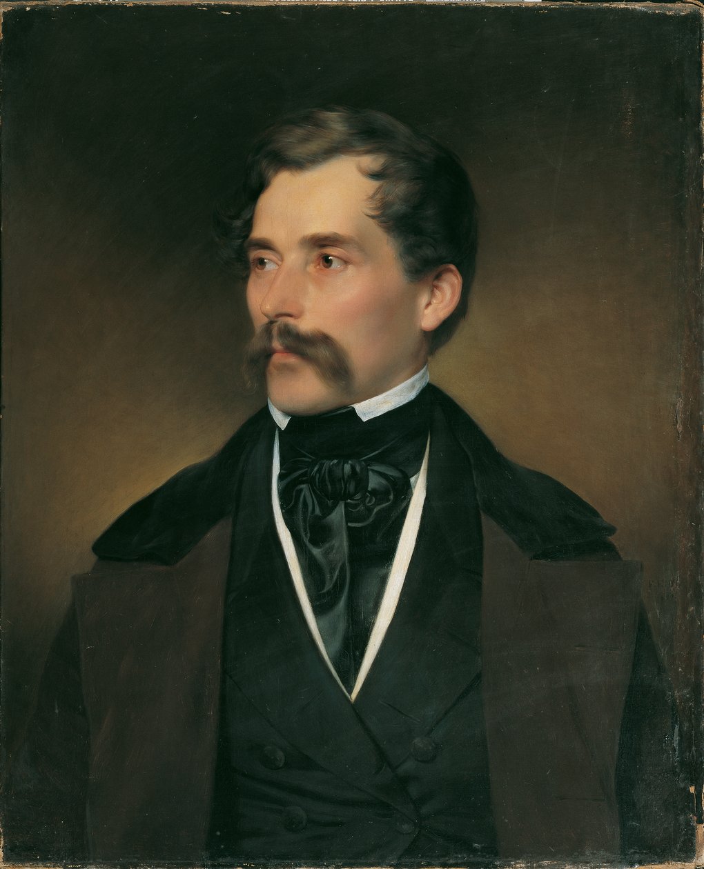 Portrait of a Gray-Haired Man with Mustache by Franz Eybl
