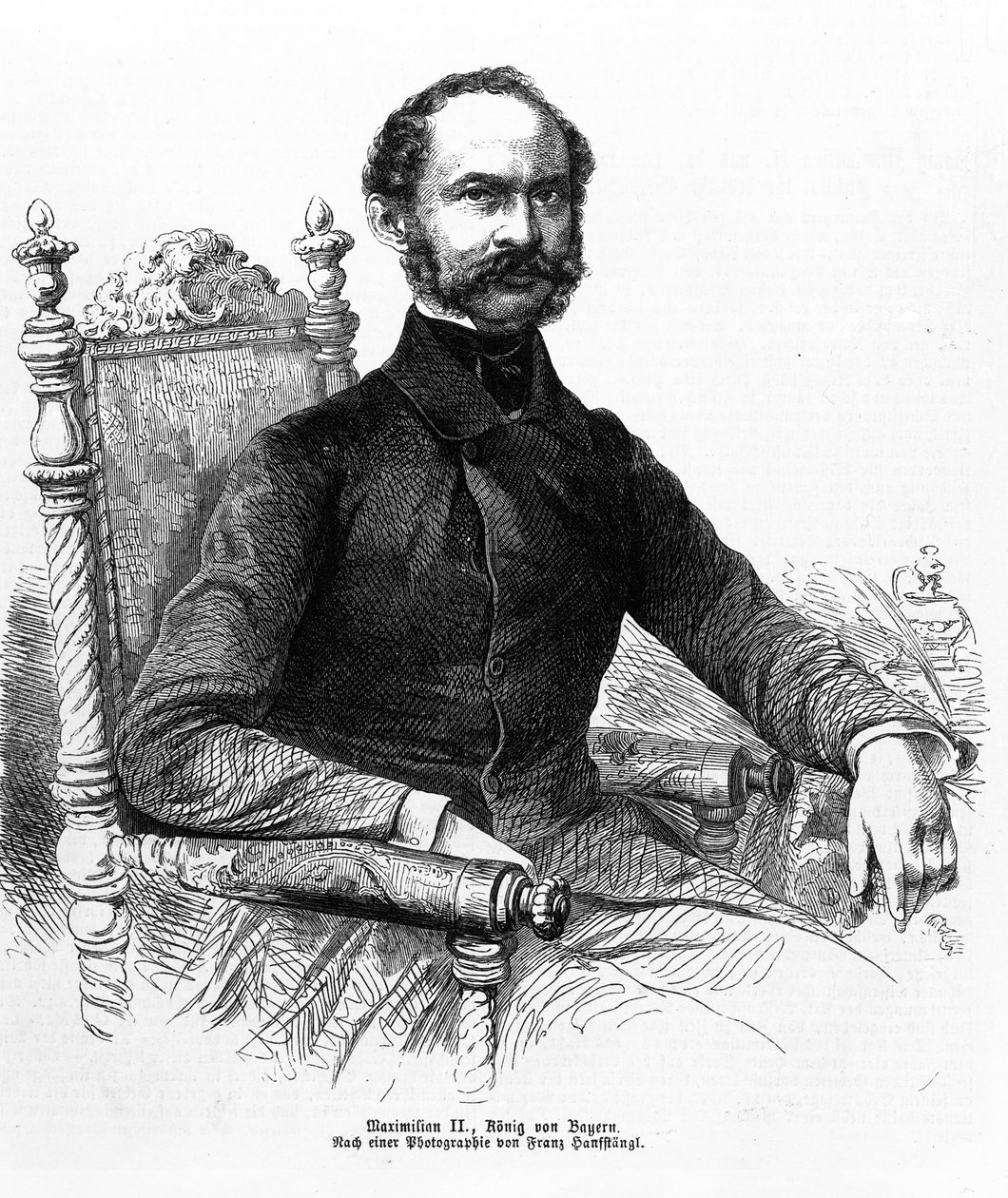 Maximilian II (1811-64), King of Bavaria by Franz Hanfstaengl