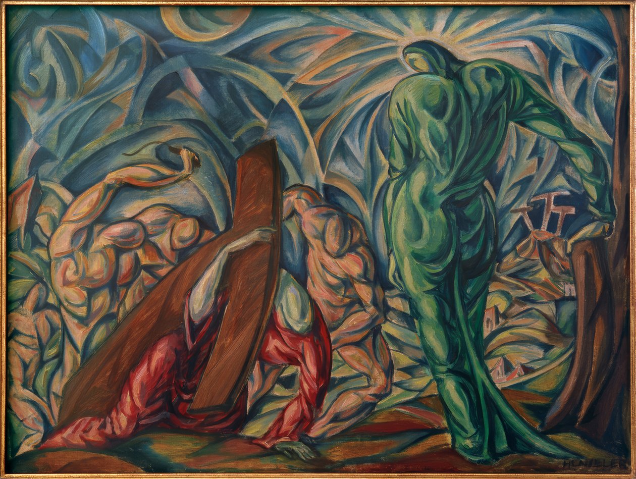 Carrying the Cross by Franz Henseler