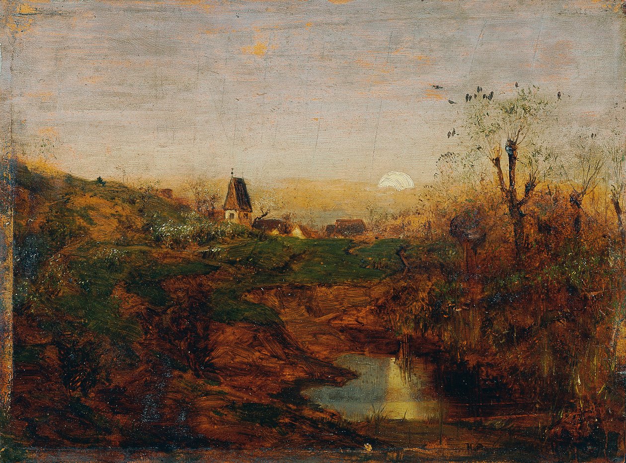 Twilight in Moorland by Franz Hoffmann von Fallersleben