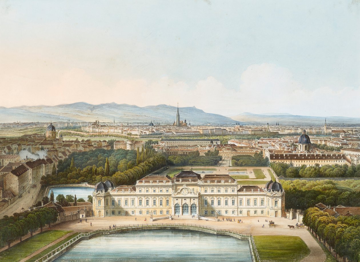 Belvedere Palace by Franz Josef Sandmann